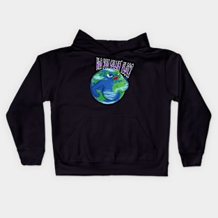 Mother Nature has something on her Chest Kids Hoodie